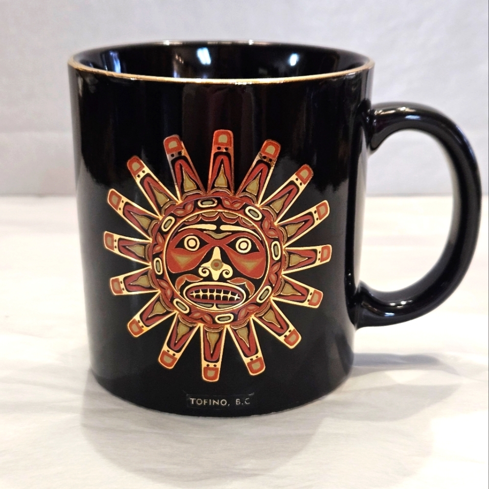 Haida Sun design - Tofino BC coffee mug.